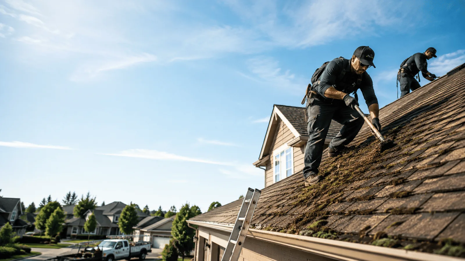 Roof Moss Removal in Adah, PA near me